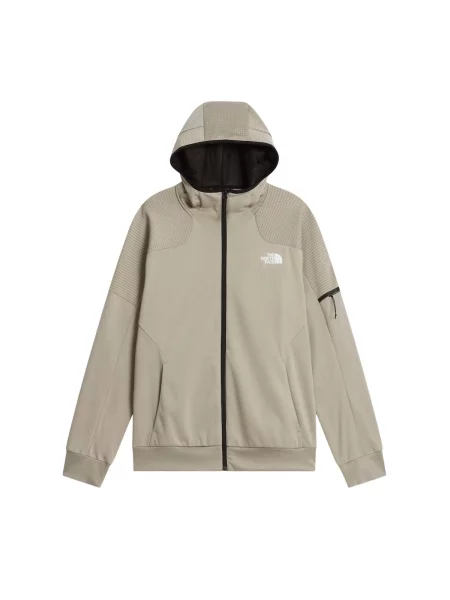 THE NORTH FACE Fleecová mikina THE NORTH FACE M MA FZ FLEECE FELPA' šedá