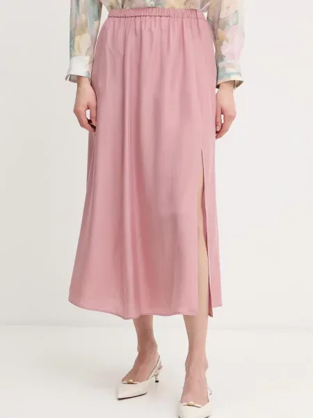 Marella fustă de matase BELLA roz
