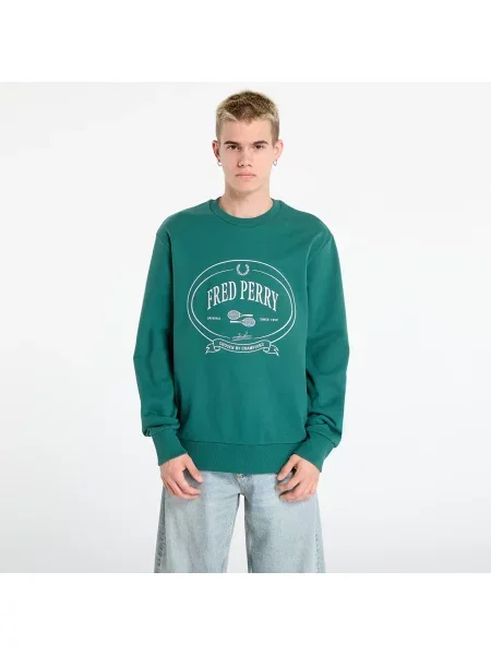 Mikina Fred Perry zelená