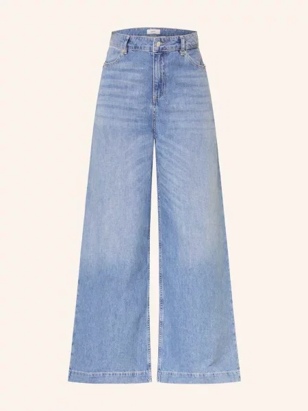 Ba&Sh Wide Leg Džíny Musc blue lightusedblue modré