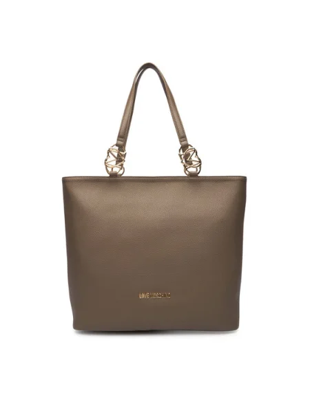 Geantă LOVE MOSCHINO maro