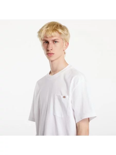 Тениска Dickies с изчистен дизайн бяло