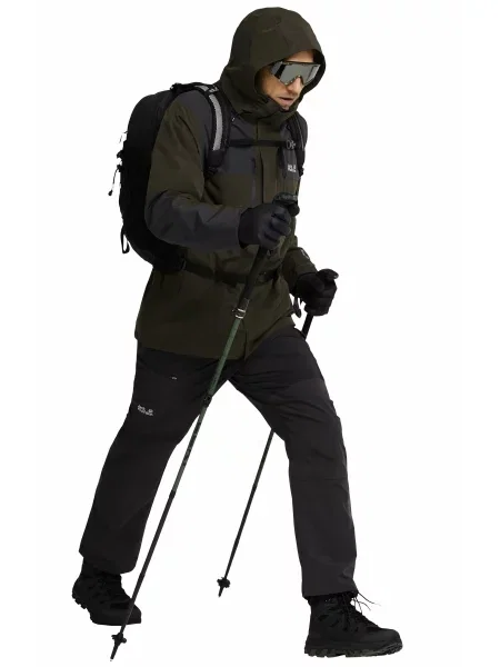 Ветровка Jack Wolfskin серая