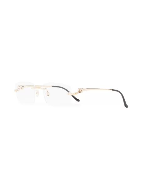 Saulės akiniai Cartier Eyewear auksinė