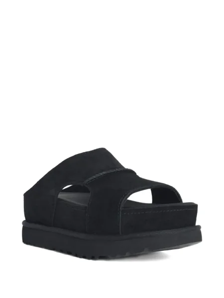 Sandale Ugg cu vârf deschis negru