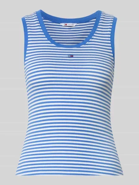 Top Tommy Jeans niebieski