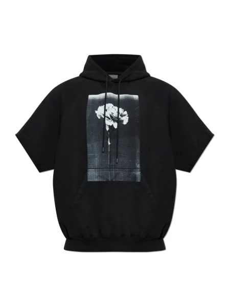 Bluza z kapturem Balenciaga czarna