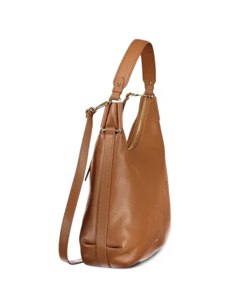 Geantă shopper Coccinelle din piele maro