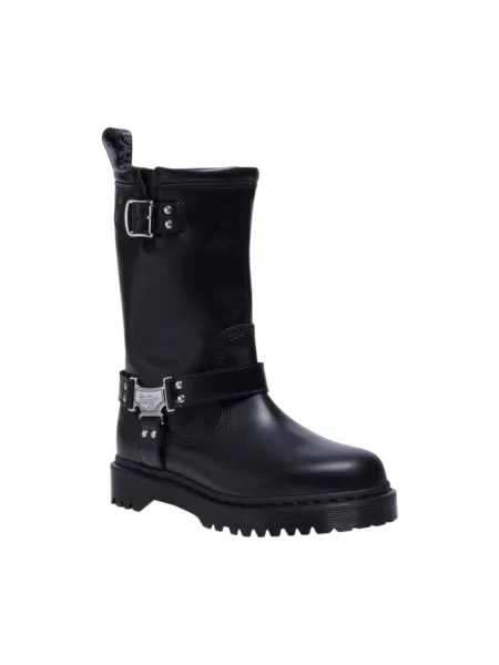 Botki Dr. Martens na platformie czarne
