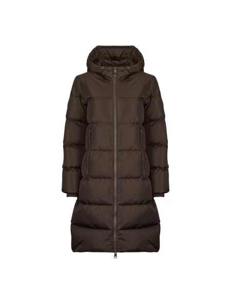 Armani Exchange De puf palton maro