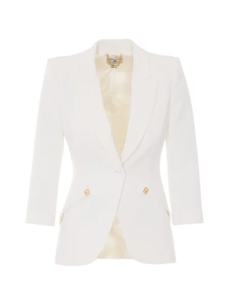 Sacou Elisabetta Franchi cu rever alb