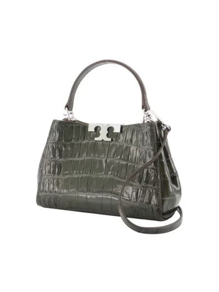 Tory Burch torebka z Eleanor oliwkowa