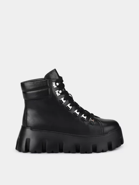 CHER INTERTOP Черевики Текстиль чорний