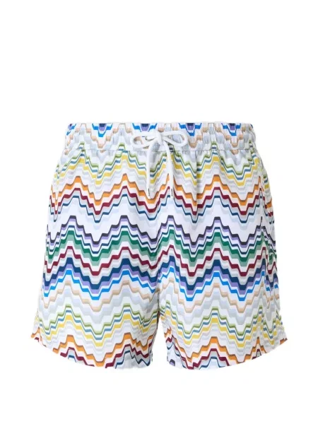 Slip de baie Missoni cu imagine alb