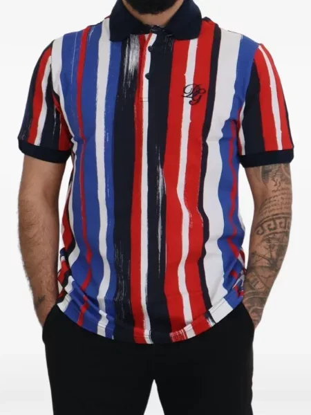 Tricou polo Dolce & Gabbana albastru