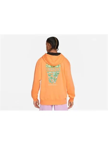 Bluza sportowa Nike Air Jordan Sport Dna Washed pomarańczowa