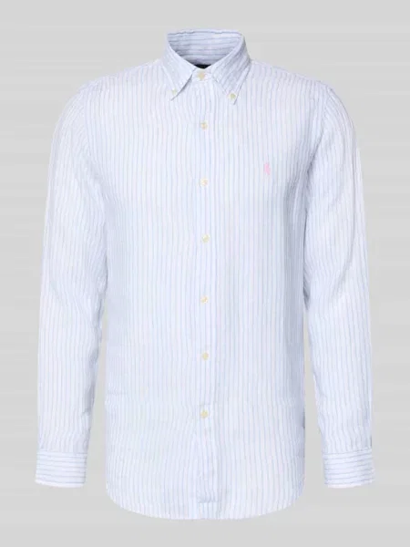 Koszula casualowa o kroju regular fit z czystego lnu Polo Ralph Lauren biała