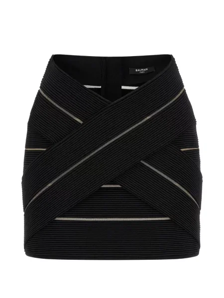 Fusta mini Balmain negru