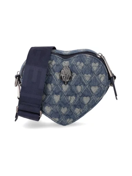 Torebka crossbody Kurt Geiger w serca niebieska