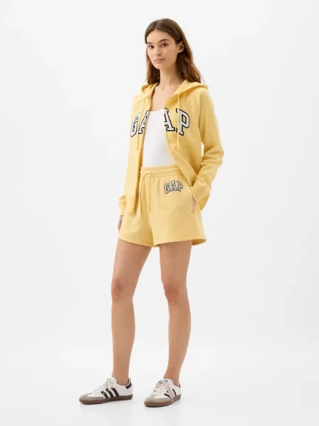 Športne hlače Gap z avtogramom bež