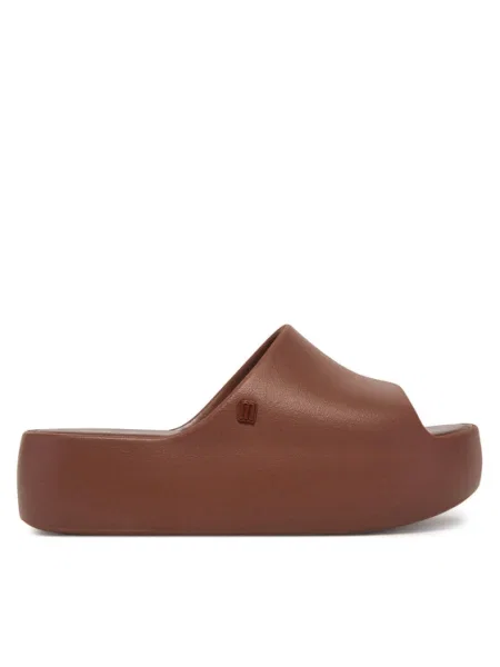 Šľapky Melissa MELISSA FREE PLATFORM SLIDE AD hnedá