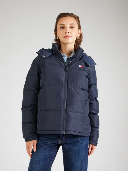 Tommy Jeans Zimná bunda ALASKA tmavomodrá