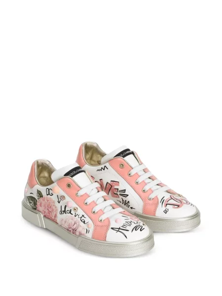 Sneakersy dziecięce Dolce And Gabbana białe