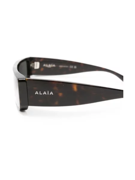 Okulary przeciwsłoneczne Alaïa brązowe