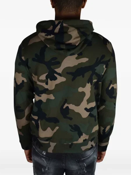 Hoodie Valentino Garavani παραλλαγής πράσινο