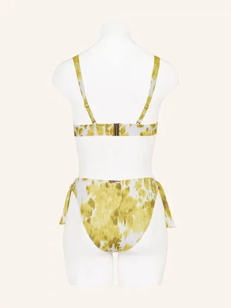 Maryan Mehlhorn Góra Od Bikini Bralette Soft Focus Florals gelb biały