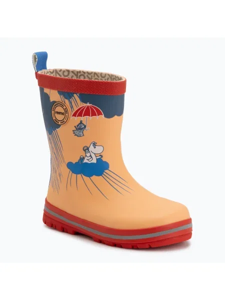 Детски гумени ботуши Reima Magisk Moomin apricot