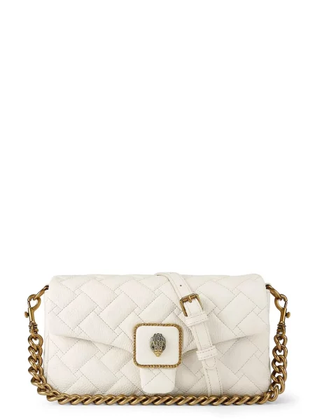 Кожаная сумка-багет Kurt Geiger London