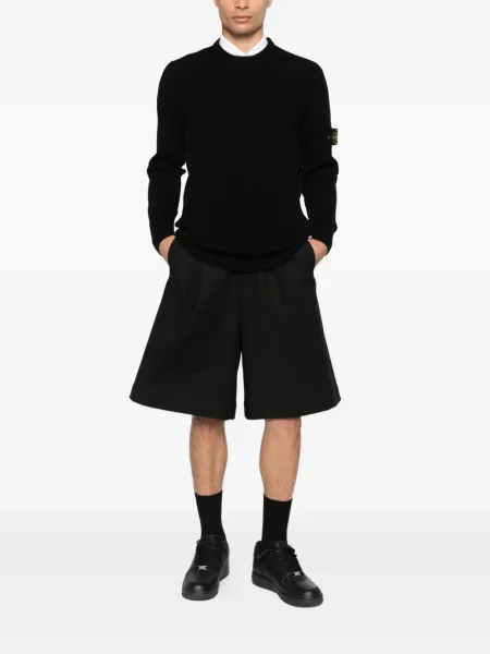 Pulover Stone Island cu strasuri negru