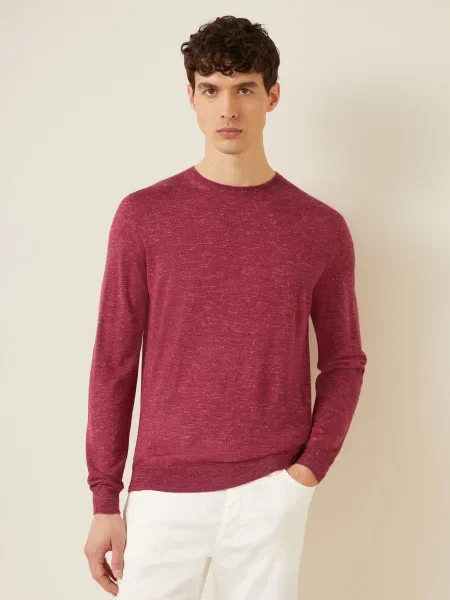 Zegna Svetr S Hedvábím A Kašmírem růžová