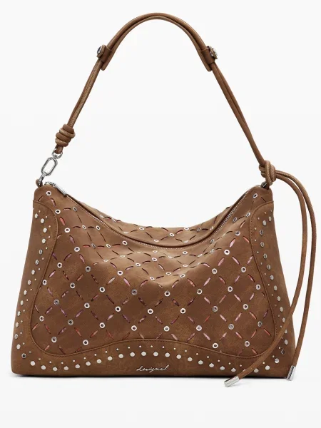 Crossbody torbica Desigual rjava