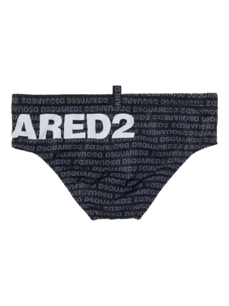 Kąpielówki dziecięce Dsquared2 czarne