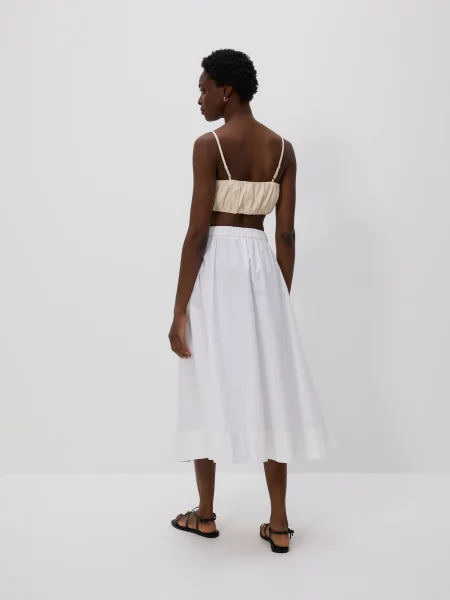 Reserved Спідниця-кльош з білий