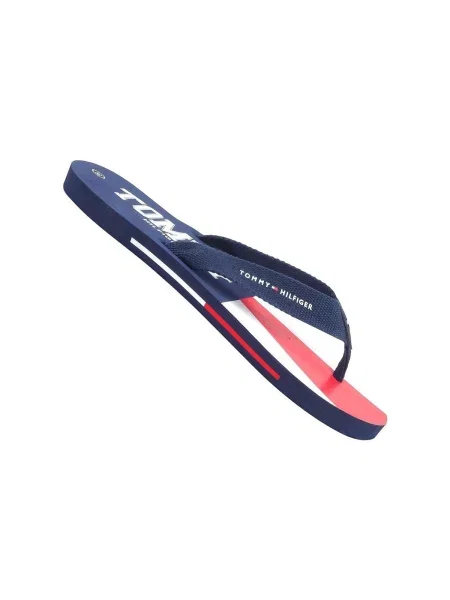 Tenisky Tommy Hilfiger s potlačou modrá