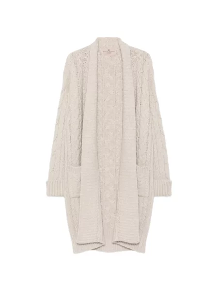 Lung cardigan Ermanno Scervino tricotate gri