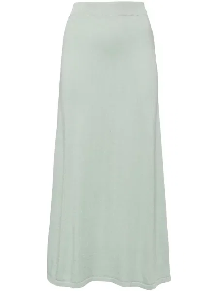 Fustă midi Fedeli până la genunchi albastru