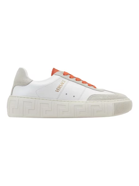 Sneakersy Versace zamszowe białe