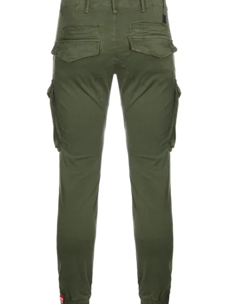 ALPHA INDUSTRIES Cargo hlače Spy kaki crvena