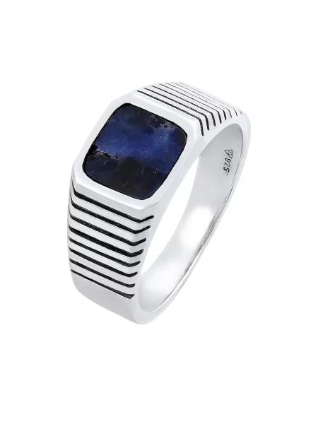 KUZZOI Prstan nočno / srebrna modra