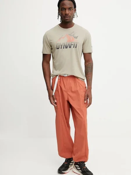 Спортивна футболка Dynafit Transalper візерунок бежевий