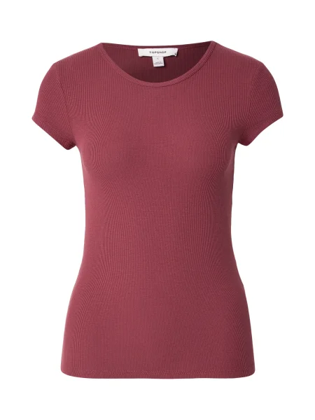 TOPSHOP Tričko PREMIUM bordó