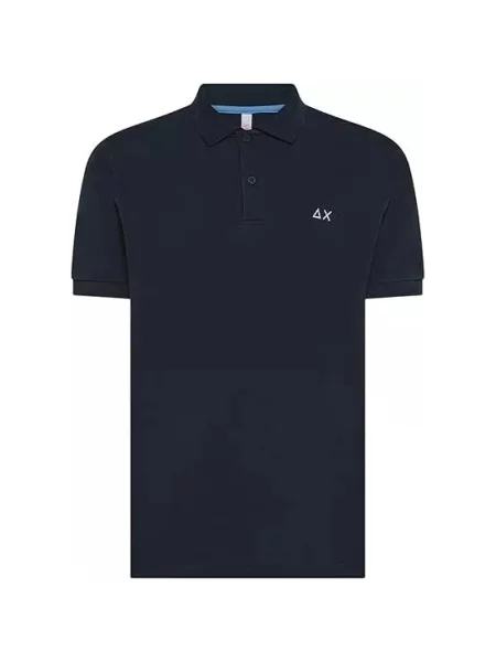 Koszulka polo Sun68 niebieska