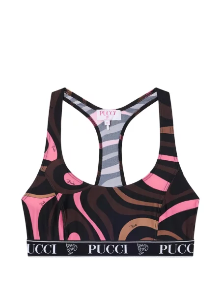 Top sport Pucci cu imagine negru
