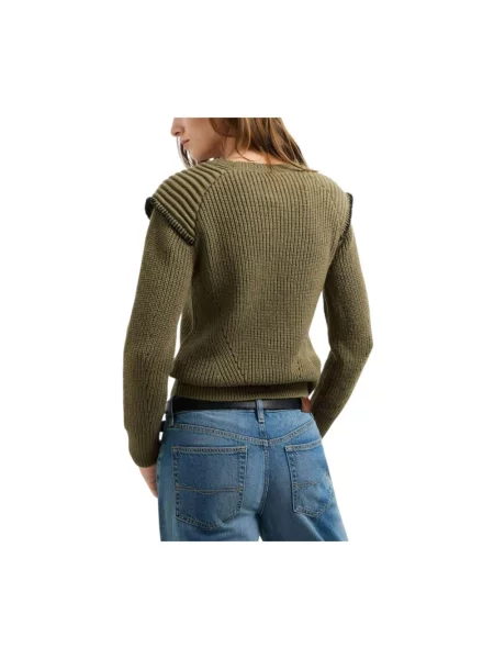 Sweter Pepe Jeans wełniany zielony