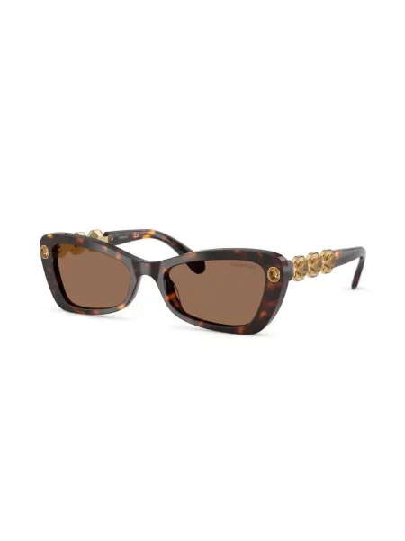 Ochelari de soare Swarovski de cristal verde