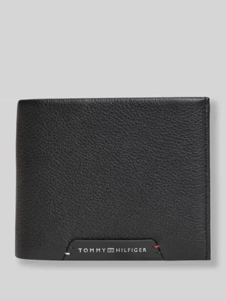Tommy Hilfiger portfel skórzany czarny